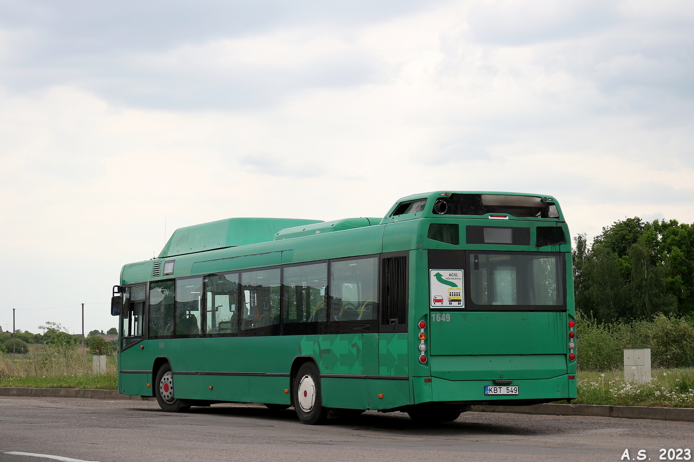 Литва, Volvo 7700 CNG № 1649