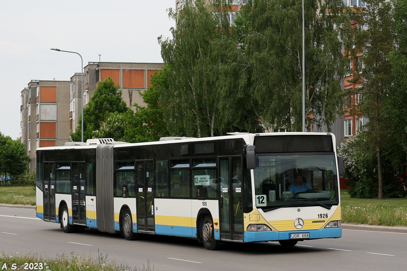 Литва, Mercedes-Benz O530G Citaro G № 1926