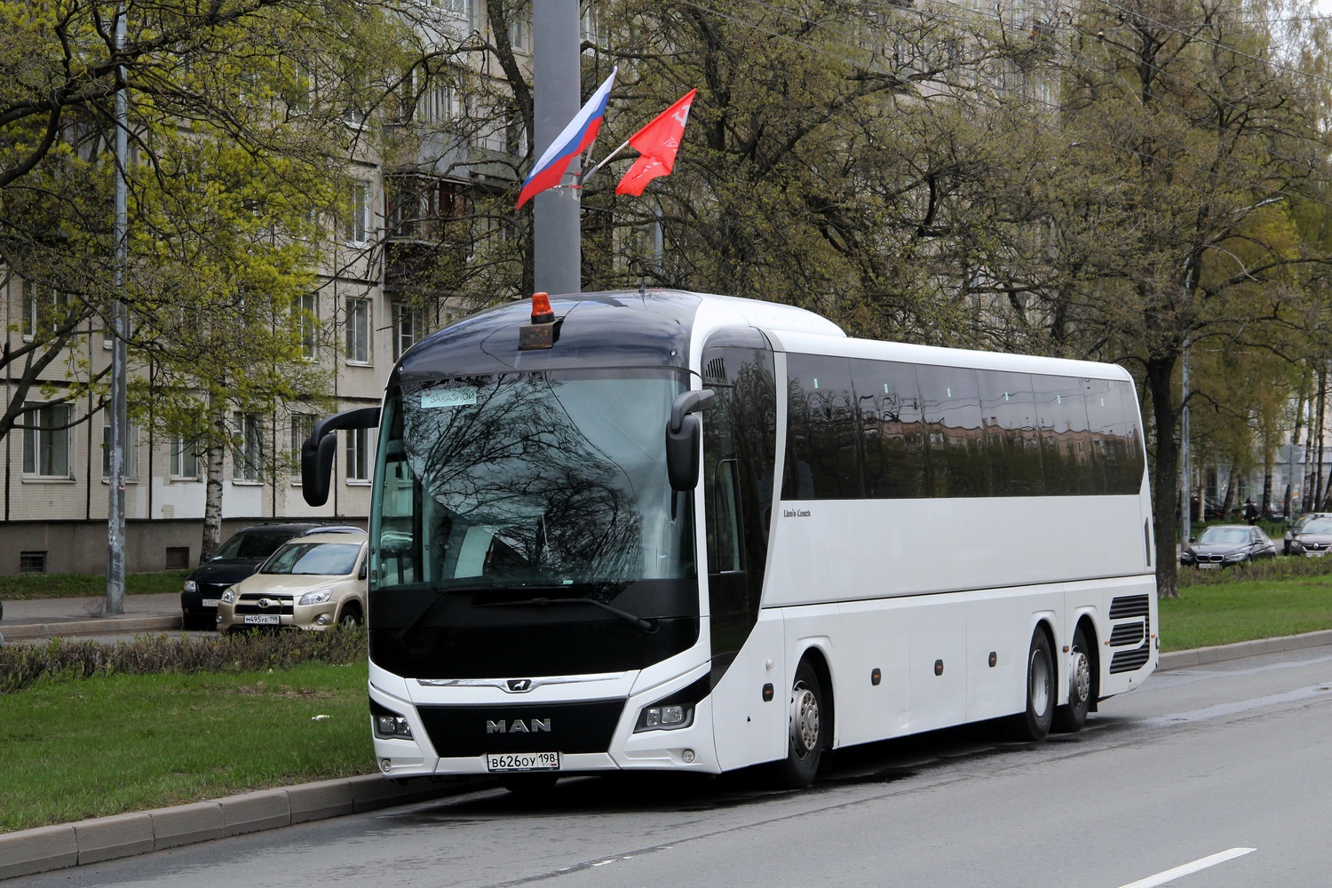 Санкт-Петербург, MAN R08 Lion's Coach L RHC444 L № В 626 ОУ 198