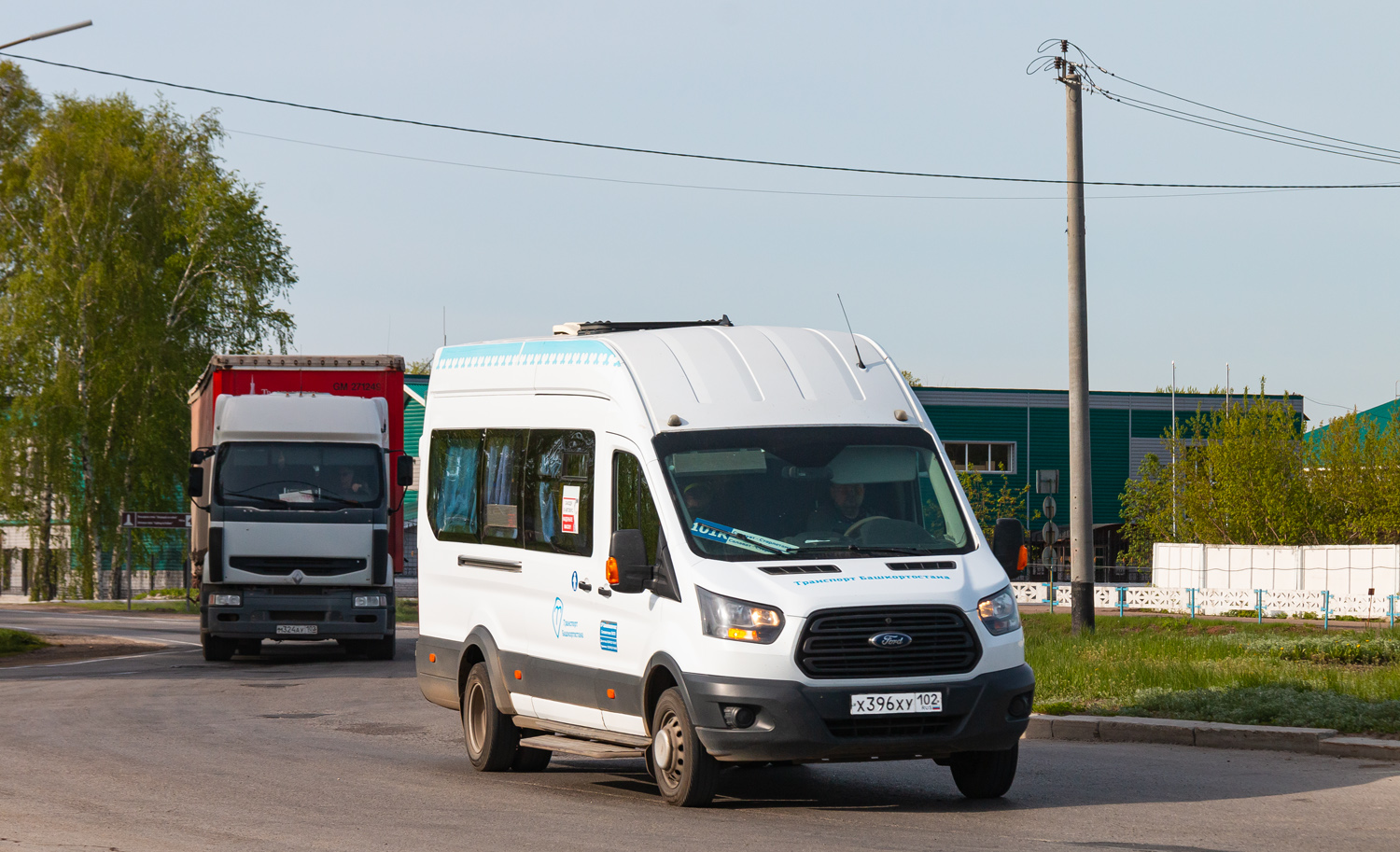 Башкортостан, Ford Transit FBD [RUS] (X2F.ESG.) № Х 396 ХУ 102