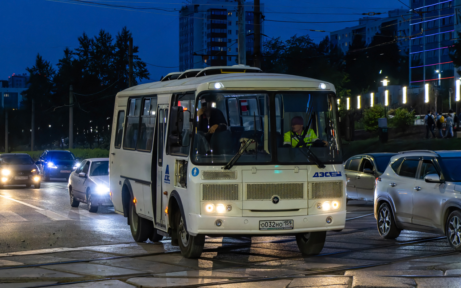 Пермский край, ПАЗ-320530-02 № О 032 НО 159