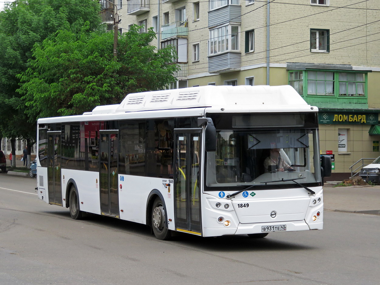 Кировская область, ЛиАЗ-5292.67 (CNG) № х849