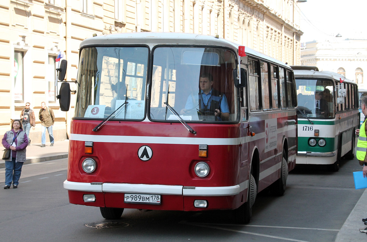 Санкт-Петербург, ЛАЗ-695Н № Р 989 ВМ 178; Санкт-Петербург — IV Международный транспортный фестиваль "SPbTransportFest-2023"