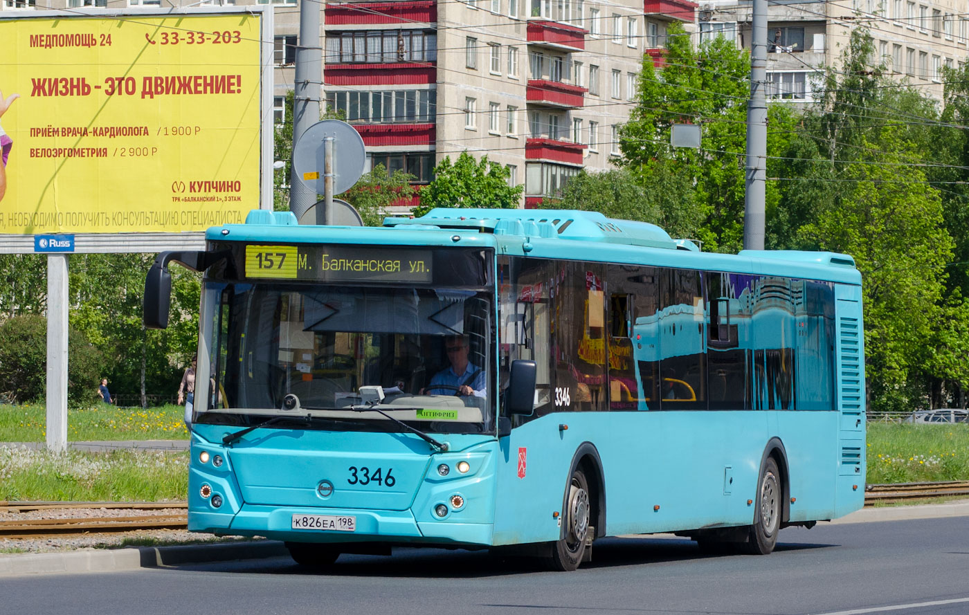 Санкт-Петербург, ЛиАЗ-5292.65 № 3346