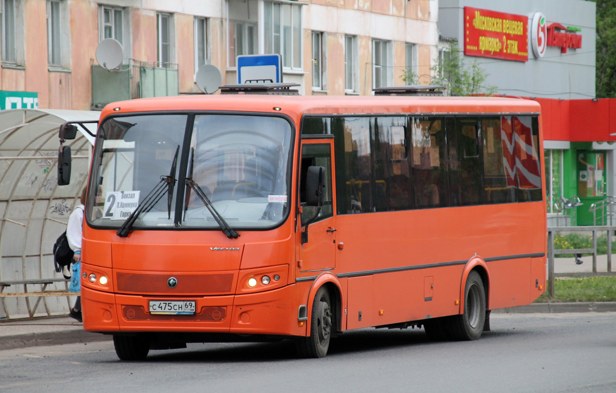 Тверская область, ПАЗ-320414-04 "Вектор" № С 475 СН 69