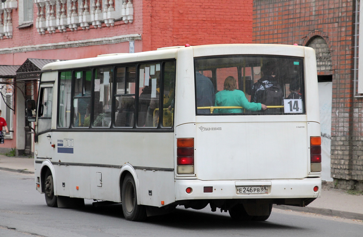 Тверская область, ПАЗ-320412-05 № Е 246 РВ 69