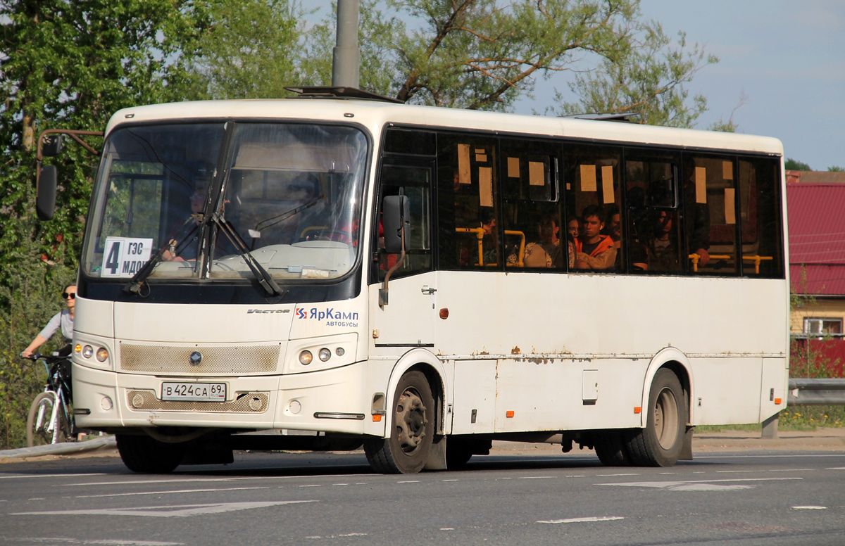 Тверская область, ПАЗ-320414-05 "Вектор" (1-2) № В 424 СА 69