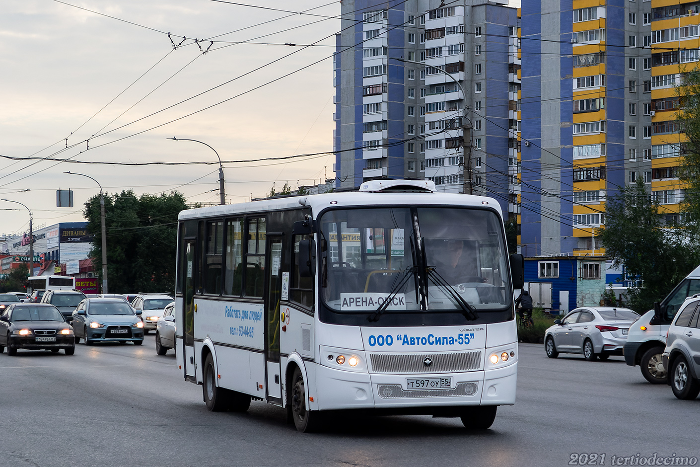 Омская область, ПАЗ-320412-05 "Вектор" № 2005