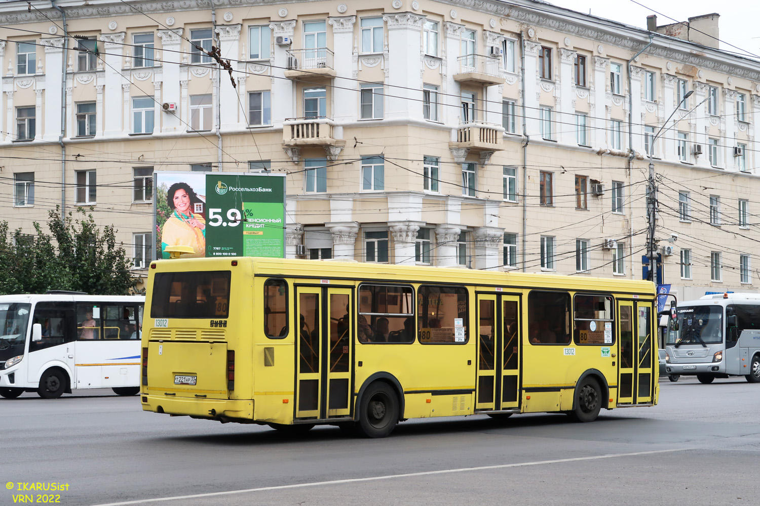 Воронежская область, ЛиАЗ-5256.35 № 13012