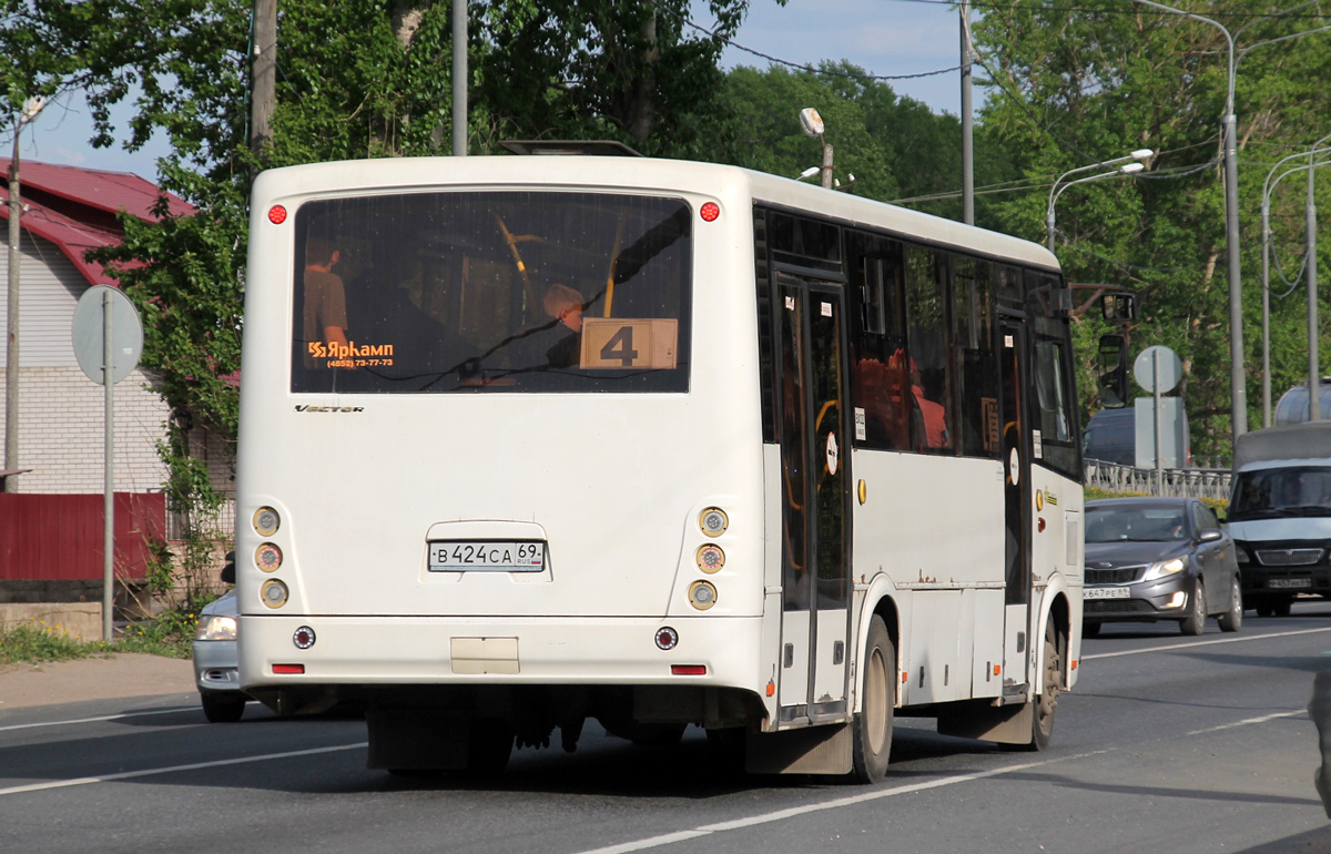 Тверская область, ПАЗ-320414-05 "Вектор" (1-2) № В 424 СА 69