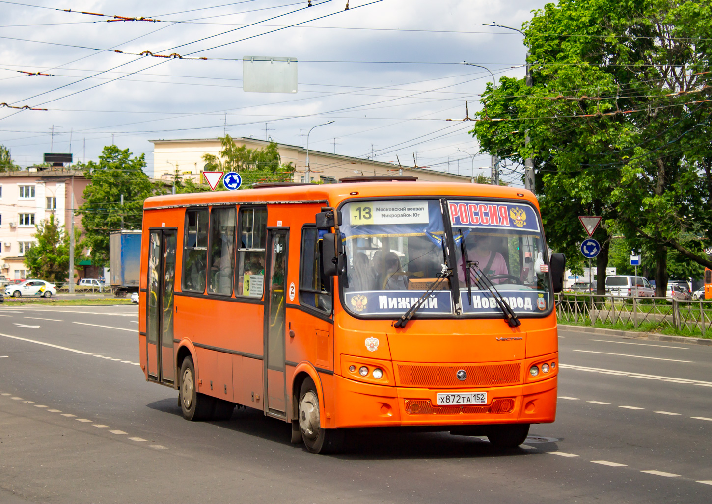Нижегородская область, ПАЗ-320414-05 "Вектор" № Х 872 ТА 152