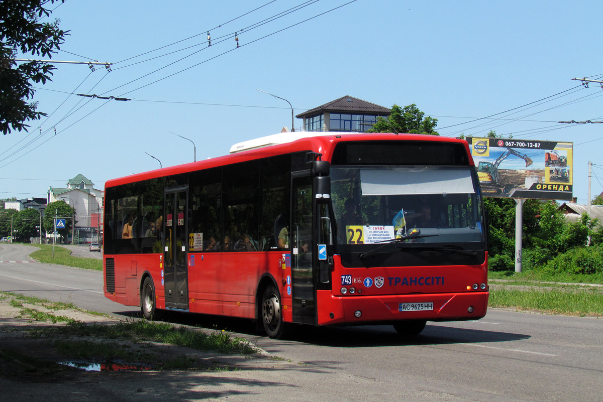 Киевская область, VDL Berkhof Ambassador 200 № 743