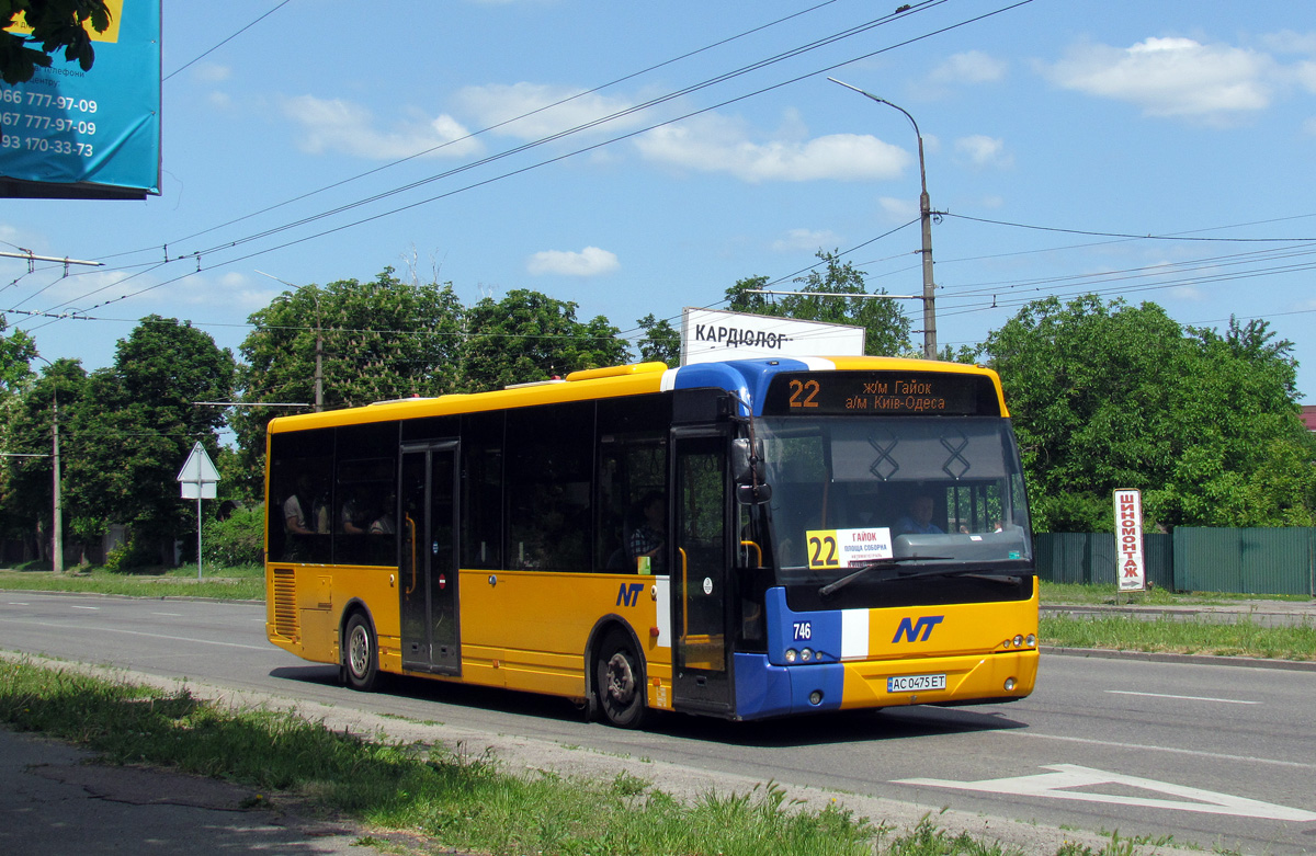 Киевская область, VDL Berkhof Ambassador 180 № 746