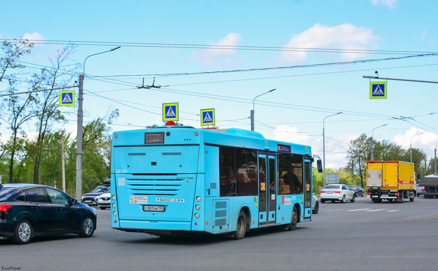 Санкт-Петербург, МАЗ-206.947 № 38199