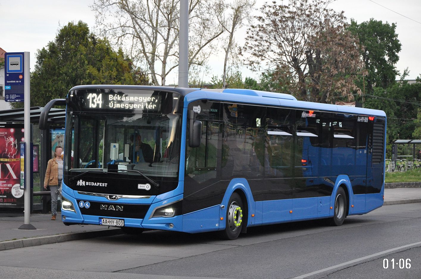 Венгрия, MAN 12C Lion's City 12 NL280 № AA HY-809