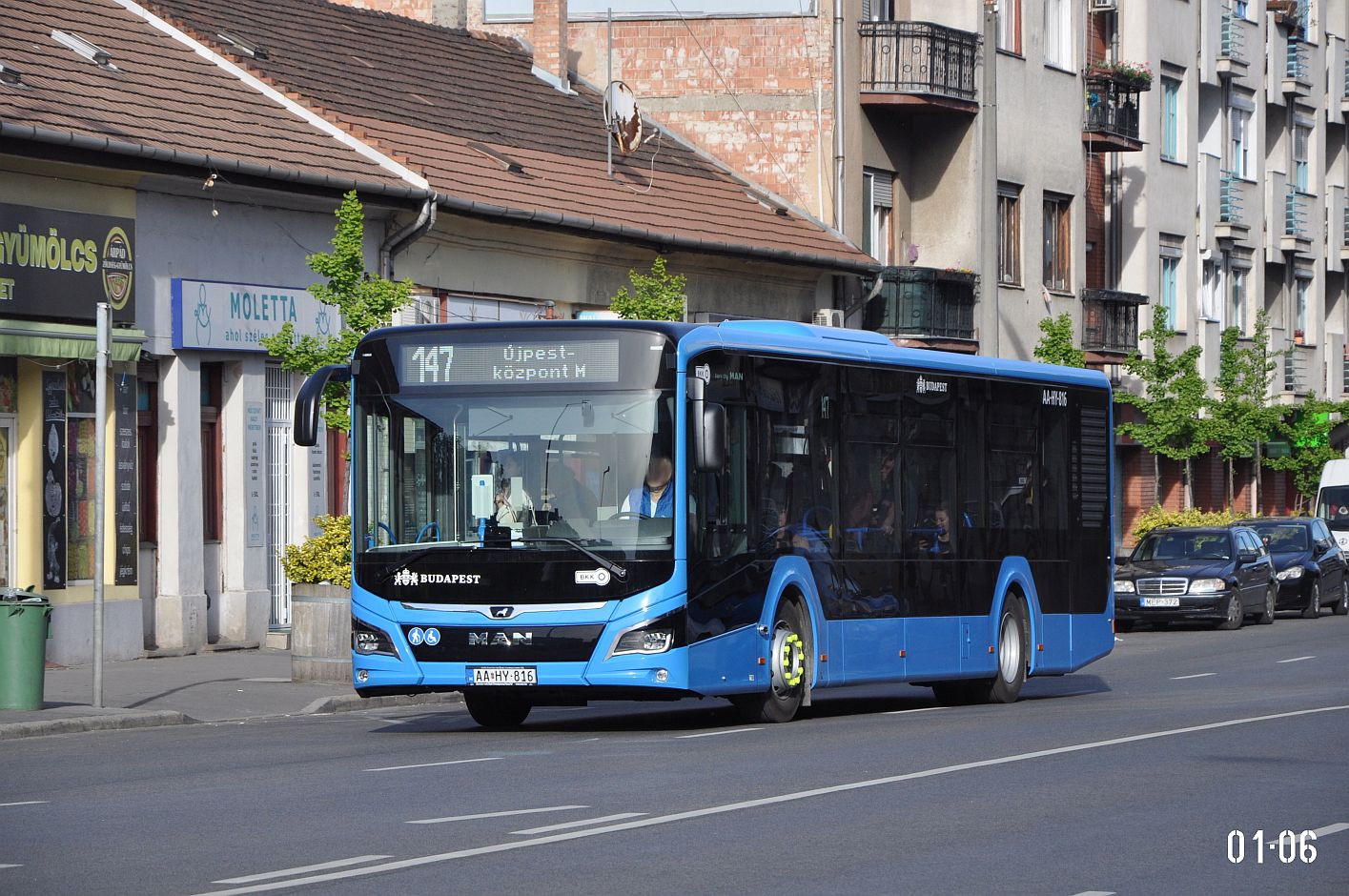 Венгрия, MAN 12C Lion's City 12 NL280 № AA HY-816