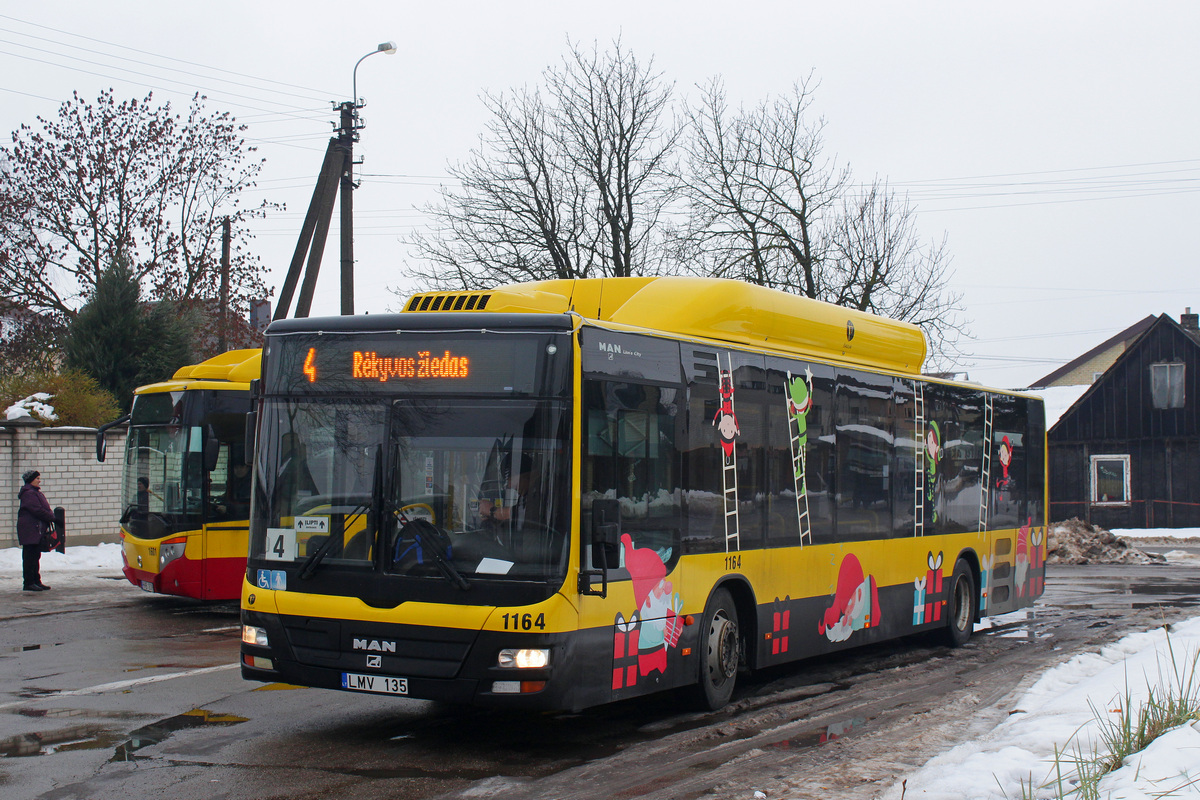 Литва, MAN A21 Lion's City NL243 CNG № 1164