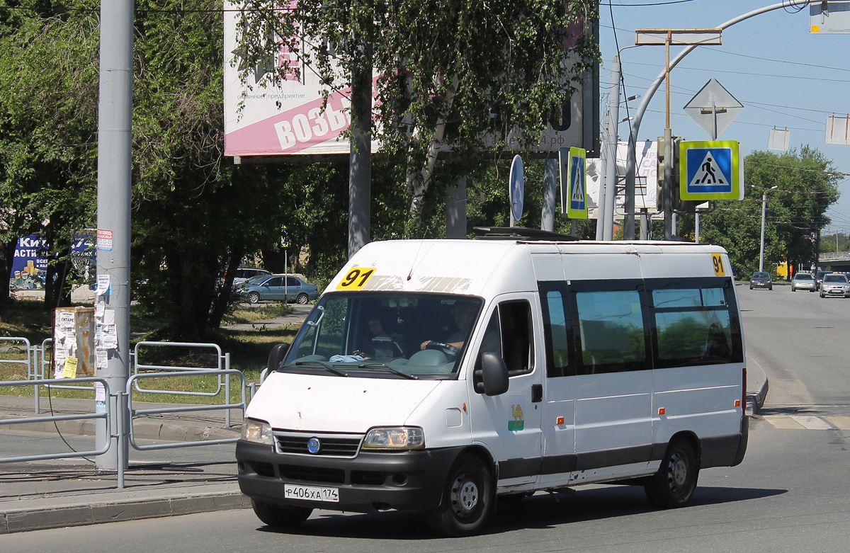 Челябинская область, FIAT Ducato 244 CSMMC-RLL, -RTL № Р 406 ХА 174