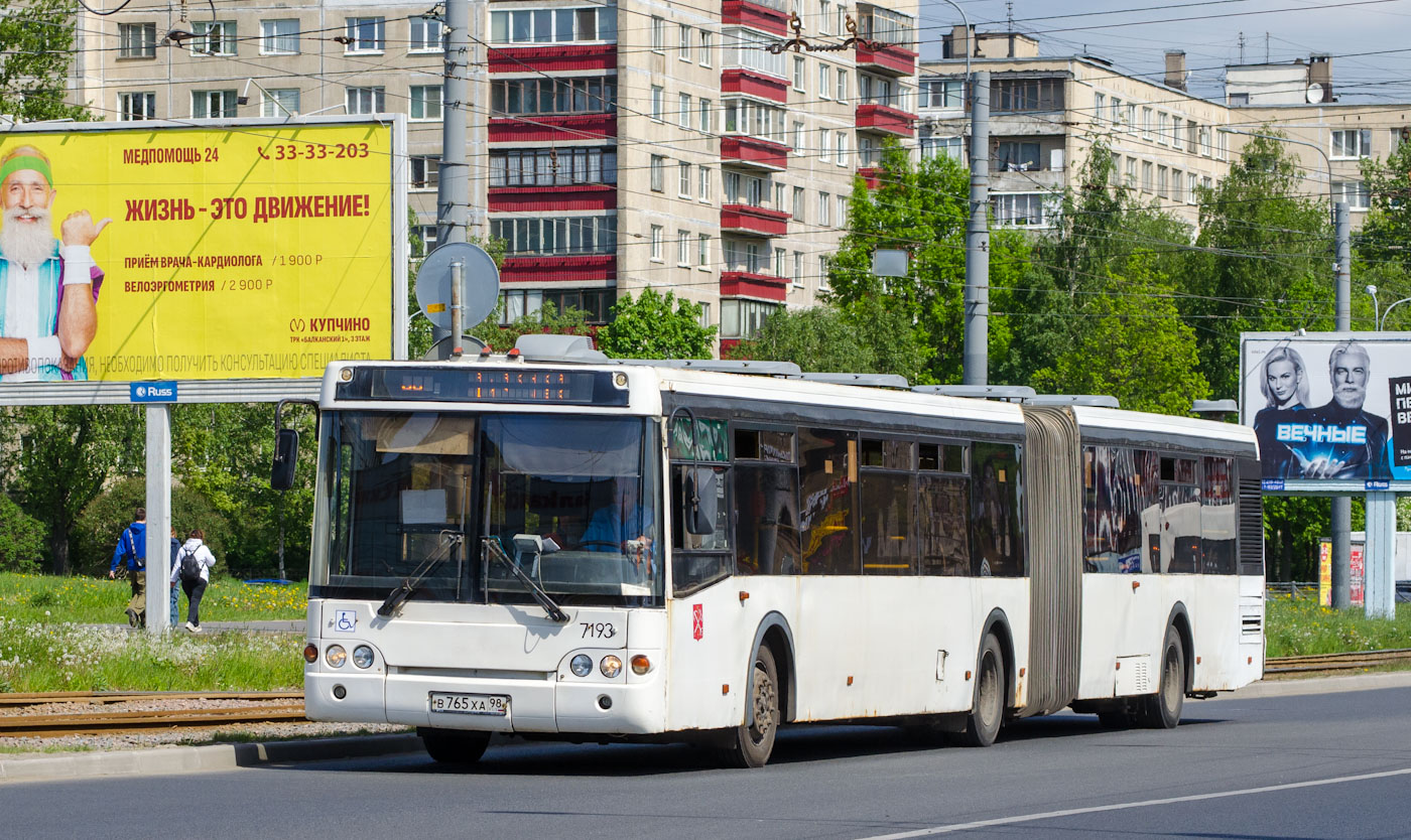 Санкт-Пецярбург, ЛиАЗ-6213.20 № 7193