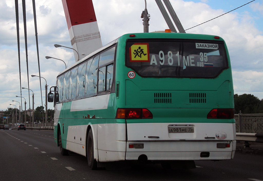 Вологодская область, Hyundai AeroSpace LS № А 981 МЕ 35