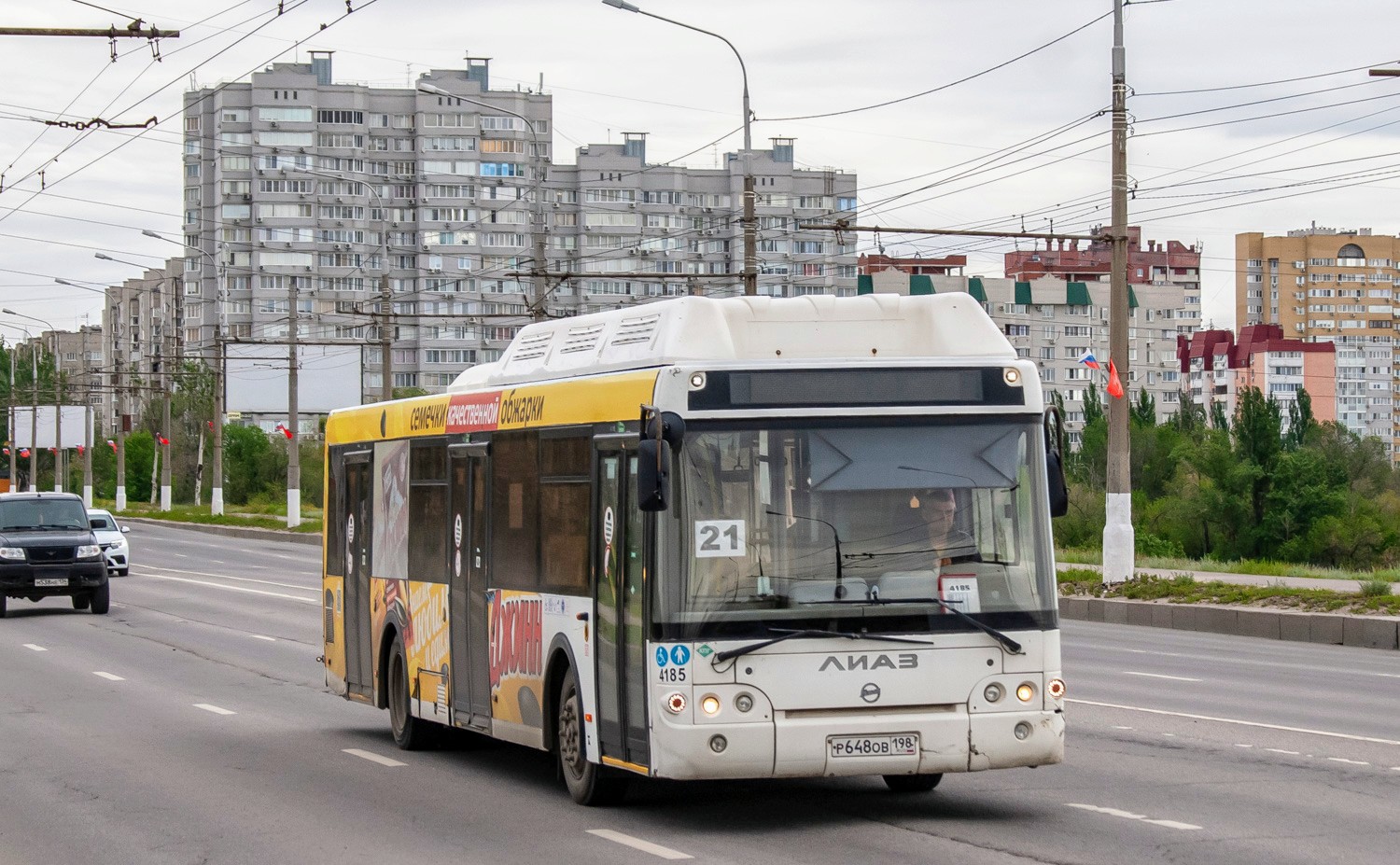 Волгоградская область, ЛиАЗ-5292.67 (CNG) № 4185