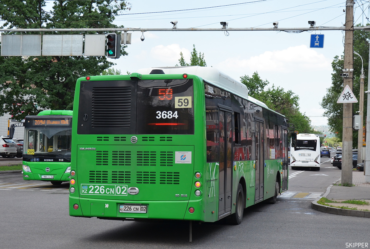 Almaty, Golden Dragon XML6125CN (Hyundai Trans Auto) # 3684