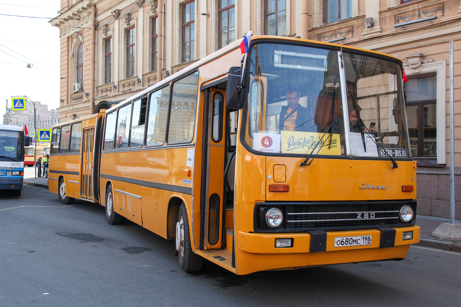 Sankt Petersburg, Ikarus 280.03 Nr О 680 МС 198; Sankt Petersburg — IV International Transport Festival "SPbTransportFest-2023"