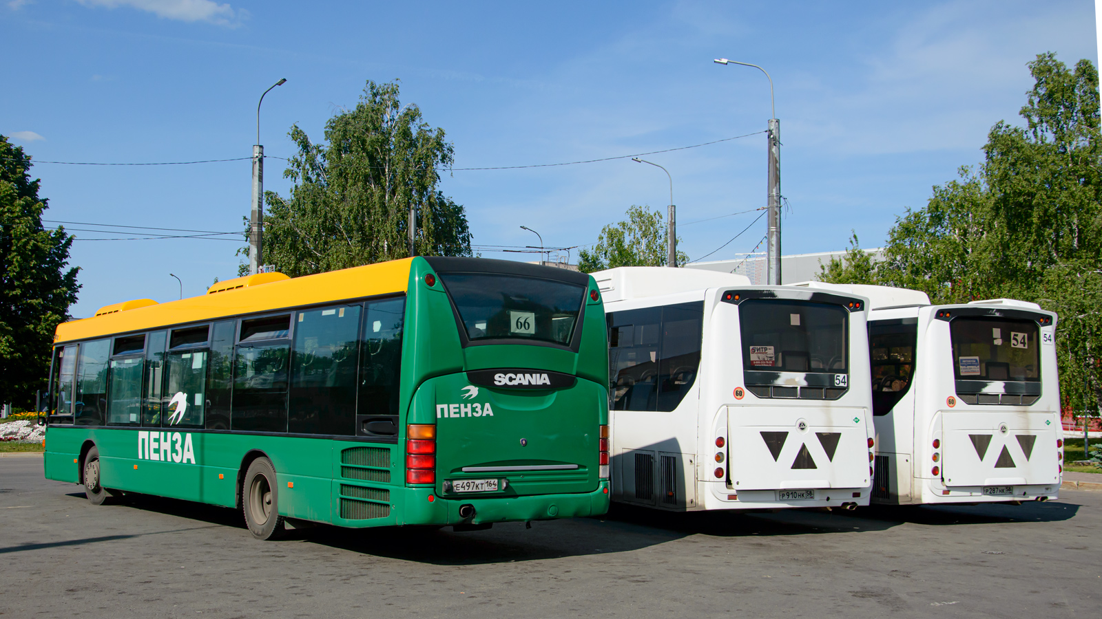 Penza region, Scania OmniLink I (Scania-St.Petersburg) Nr. Е 497 КТ 164; Penza region — Avtobusnye vokzaly, stancii i konechnye ostanovki