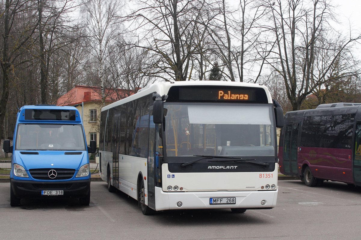 Литва, Mercedes-Benz Sprinter W906 313CDI № 02; Литва, VDL Berkhof Ambassador 200 (Amoplant) № B1351