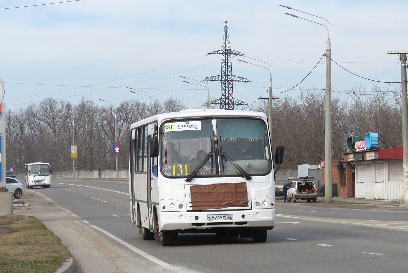 Краснодарский край, ПАЗ-320402-04 № С 574 УТ 123