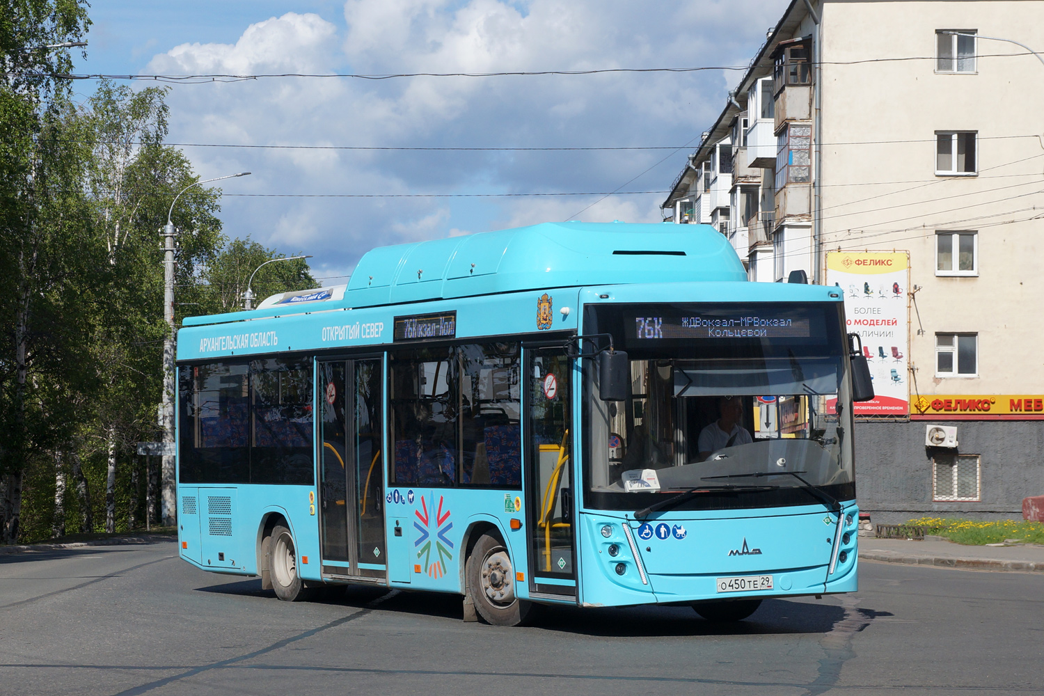 Архангельская область, МАЗ-206.948 № О 450 ТЕ 29