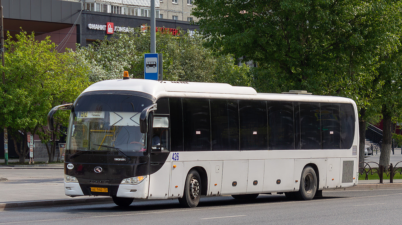 Тюменская область, King Long XMQ6120C № 426