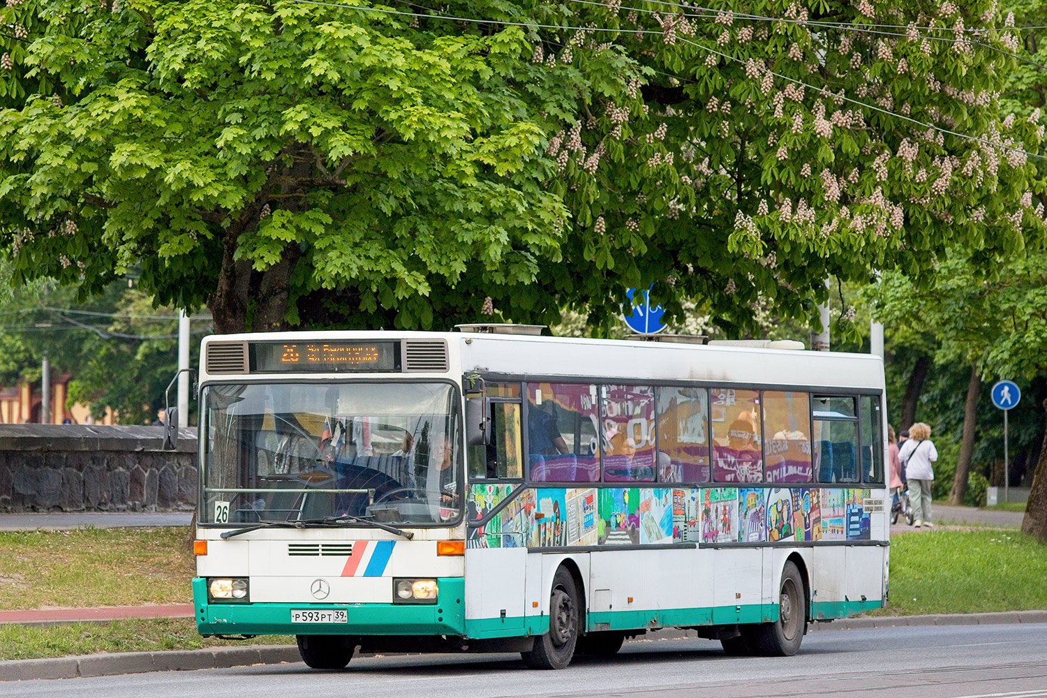 Калининградская область, Mercedes-Benz O407 № Р 593 РТ 39