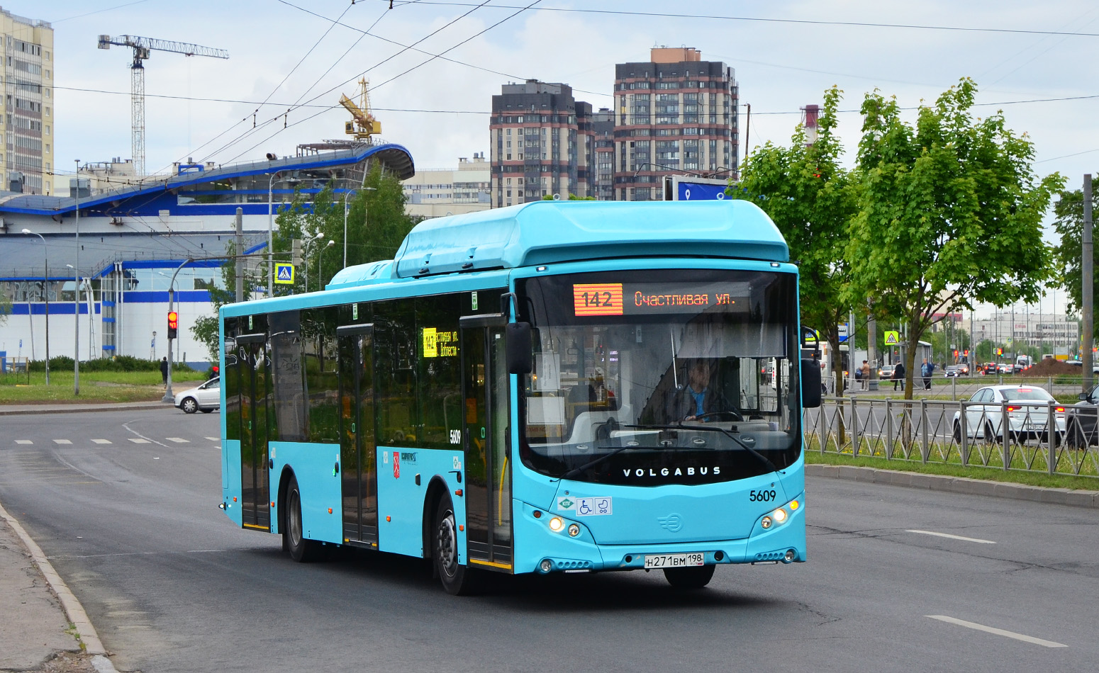 Санкт-Петербург, Volgabus-5270.G4 (CNG) № 5609