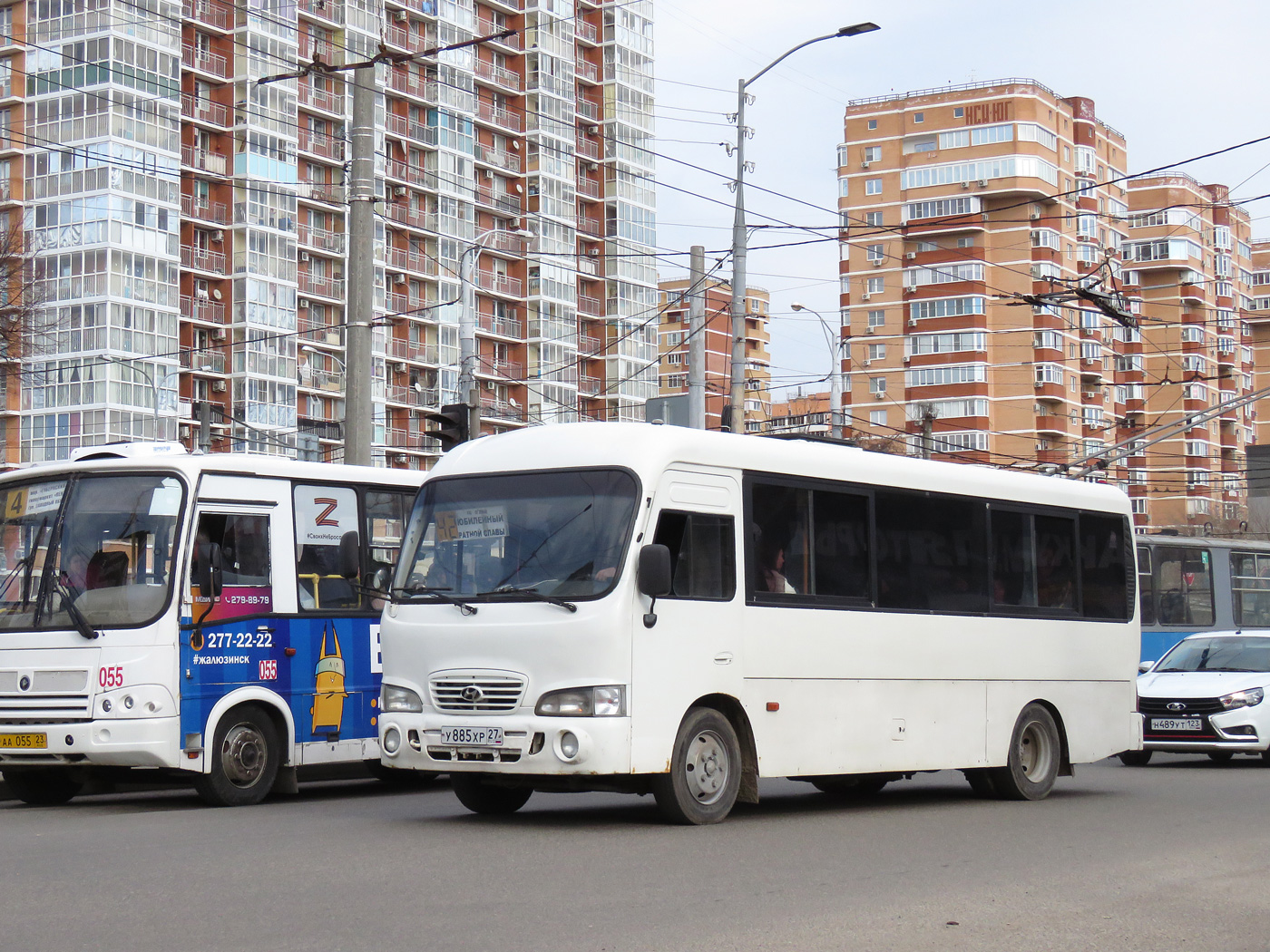 Краснодарский край, Hyundai County LWB C10 (ТагАЗ) № У 885 ХР 27