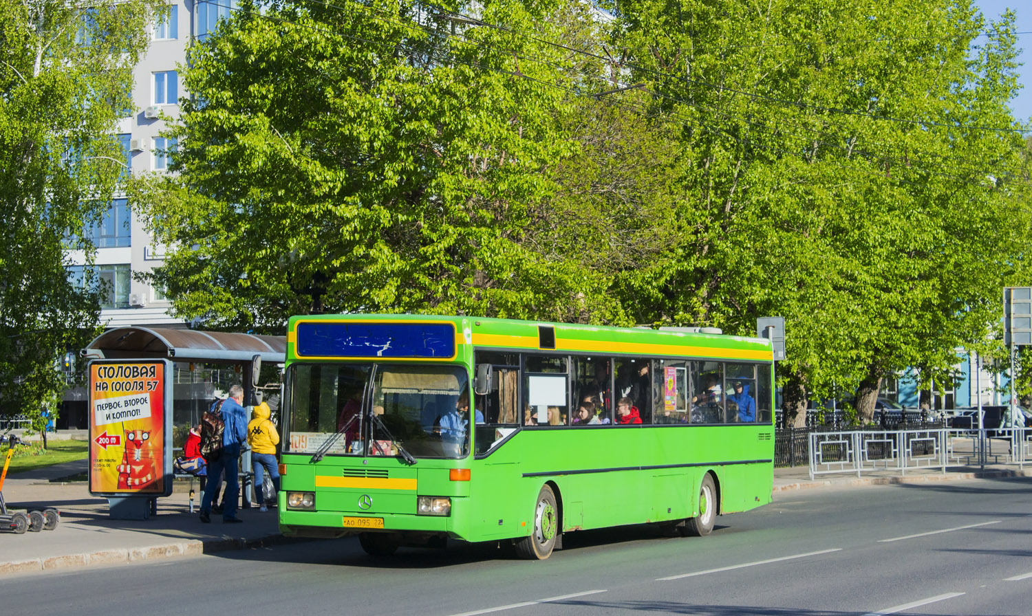 Алтайский край, Mercedes-Benz O405 № АО 095 22