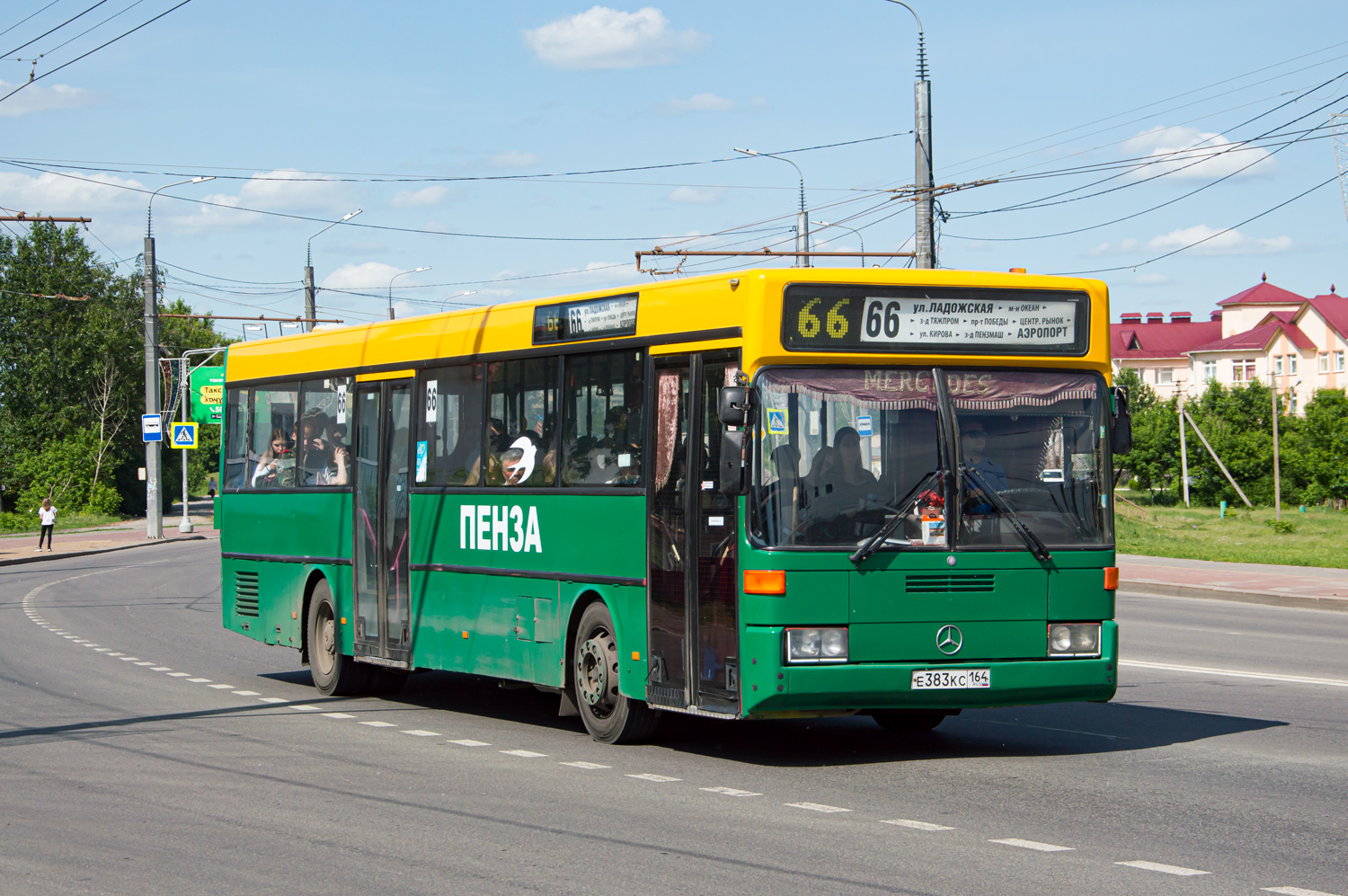 Пензенская область, Mercedes-Benz O405 № Е 383 КС 164