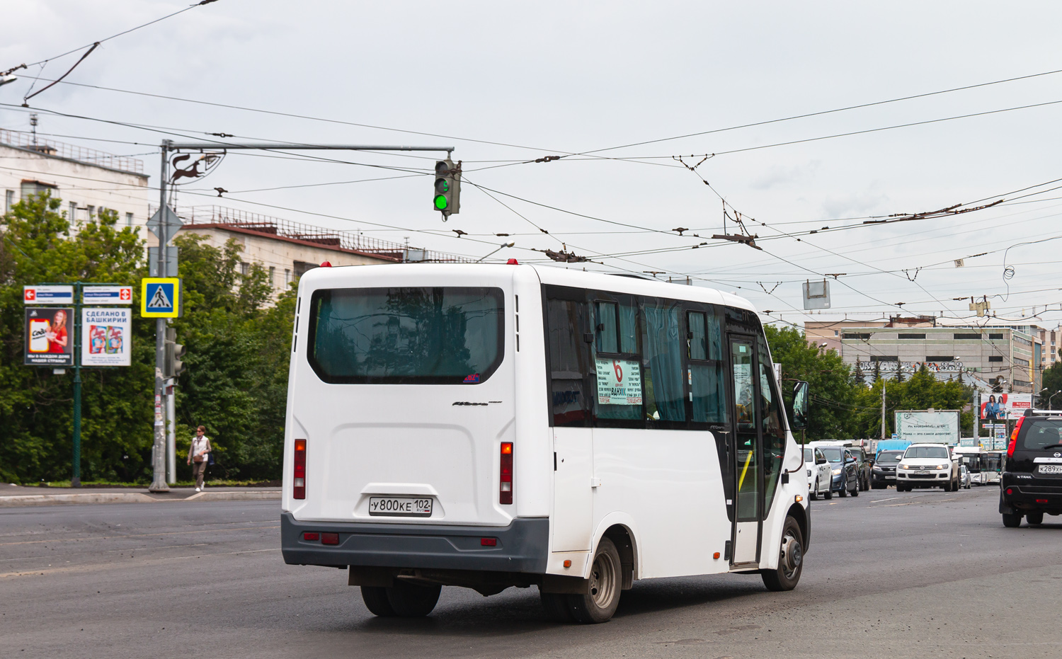 Башкортостан, ГАЗ-A63R42 Next № У 800 КЕ 102