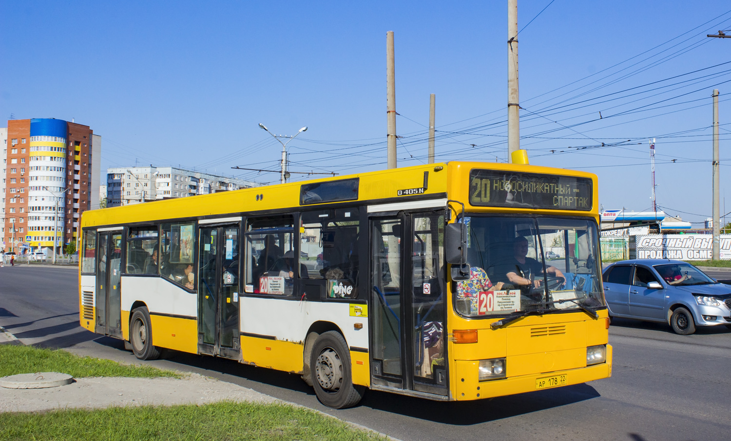 Алтайский край, Mercedes-Benz O405N2 № АР 178 22