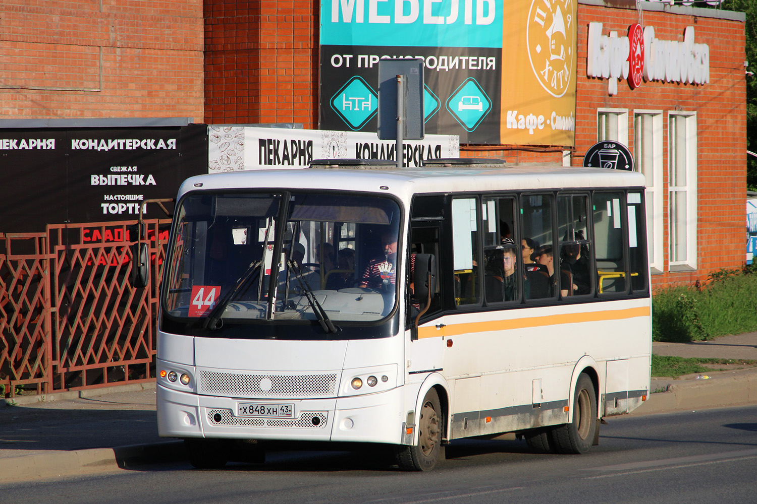 Кіраўская вобласць, ПАЗ-320412-05 "Вектор" № Х 848 ХН 43