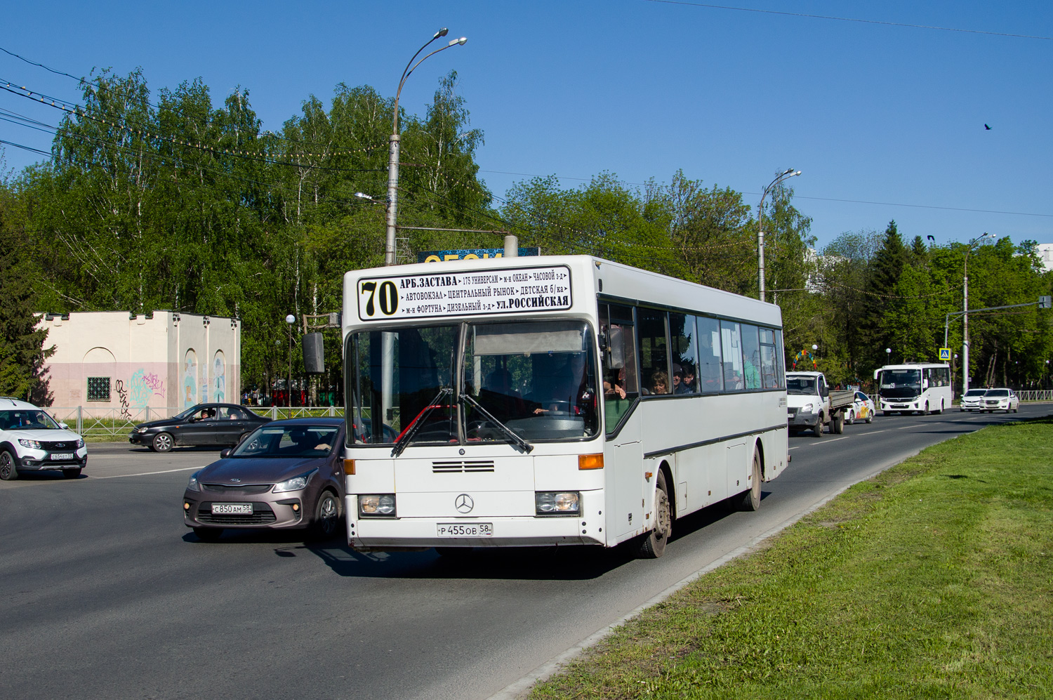 Пензенская область, Mercedes-Benz O405 № Р 455 ОВ 58