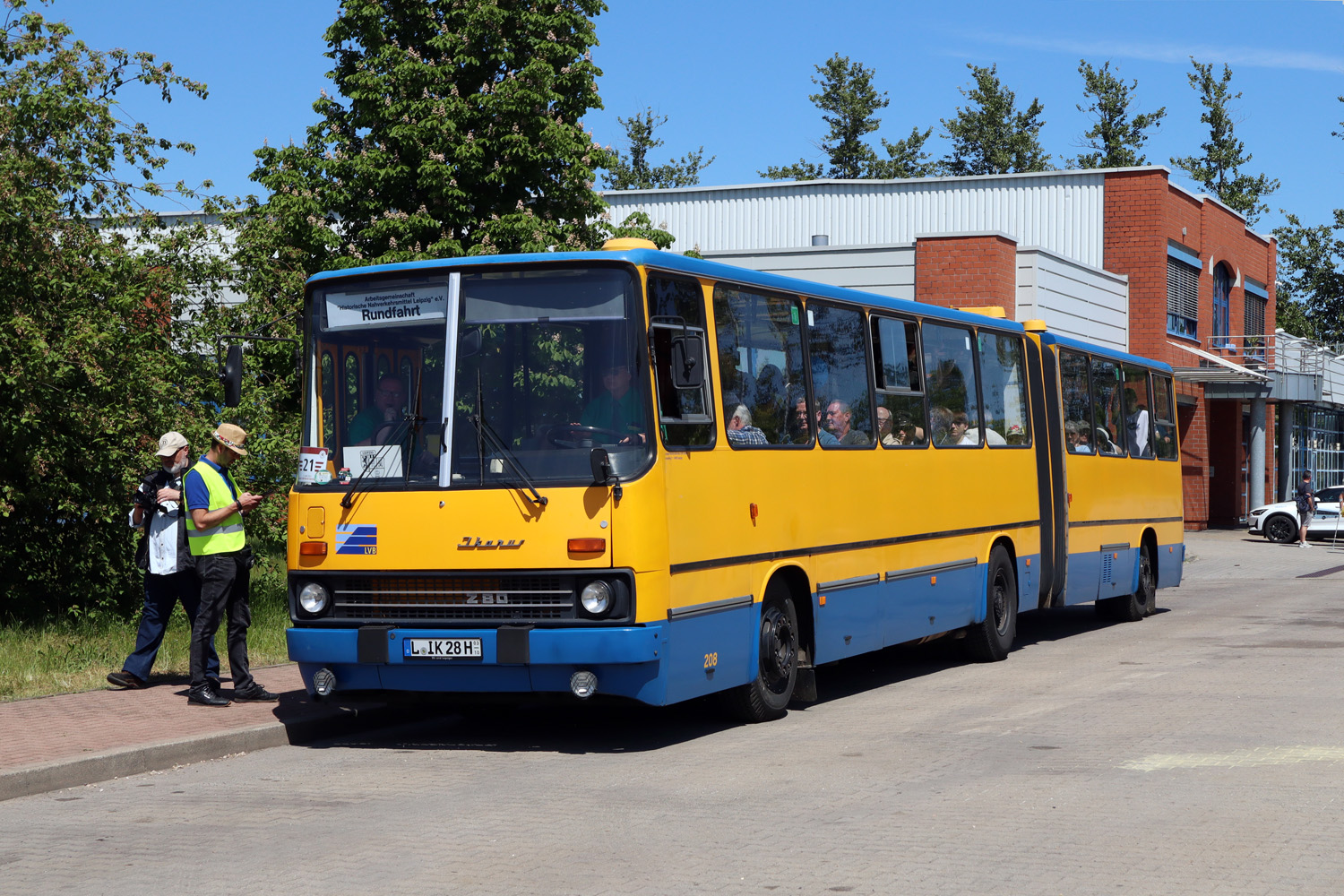 Саксония, Ikarus 280.02 № 208; Саксония — 7. Ikarus-Bus-Treffen in Deutschland — Chemnitz 03.06.2023