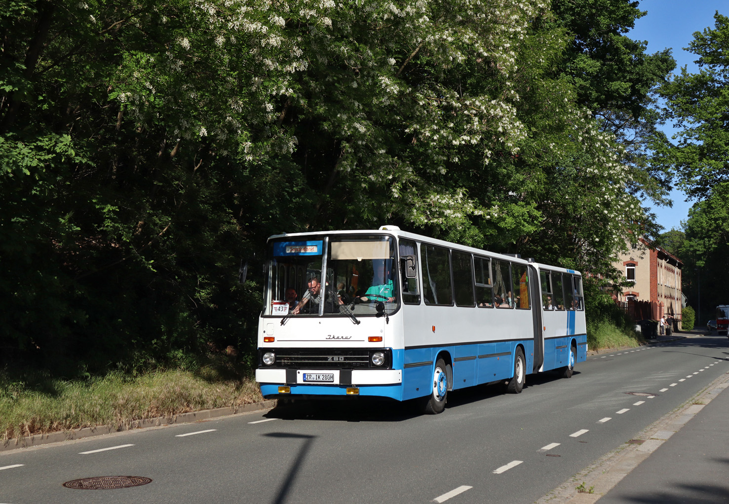 Тюрингия, Ikarus 280.03 № ZR-IK 280H; Саксония — 7. Ikarus-Bus-Treffen in Deutschland — Chemnitz 03.06.2023