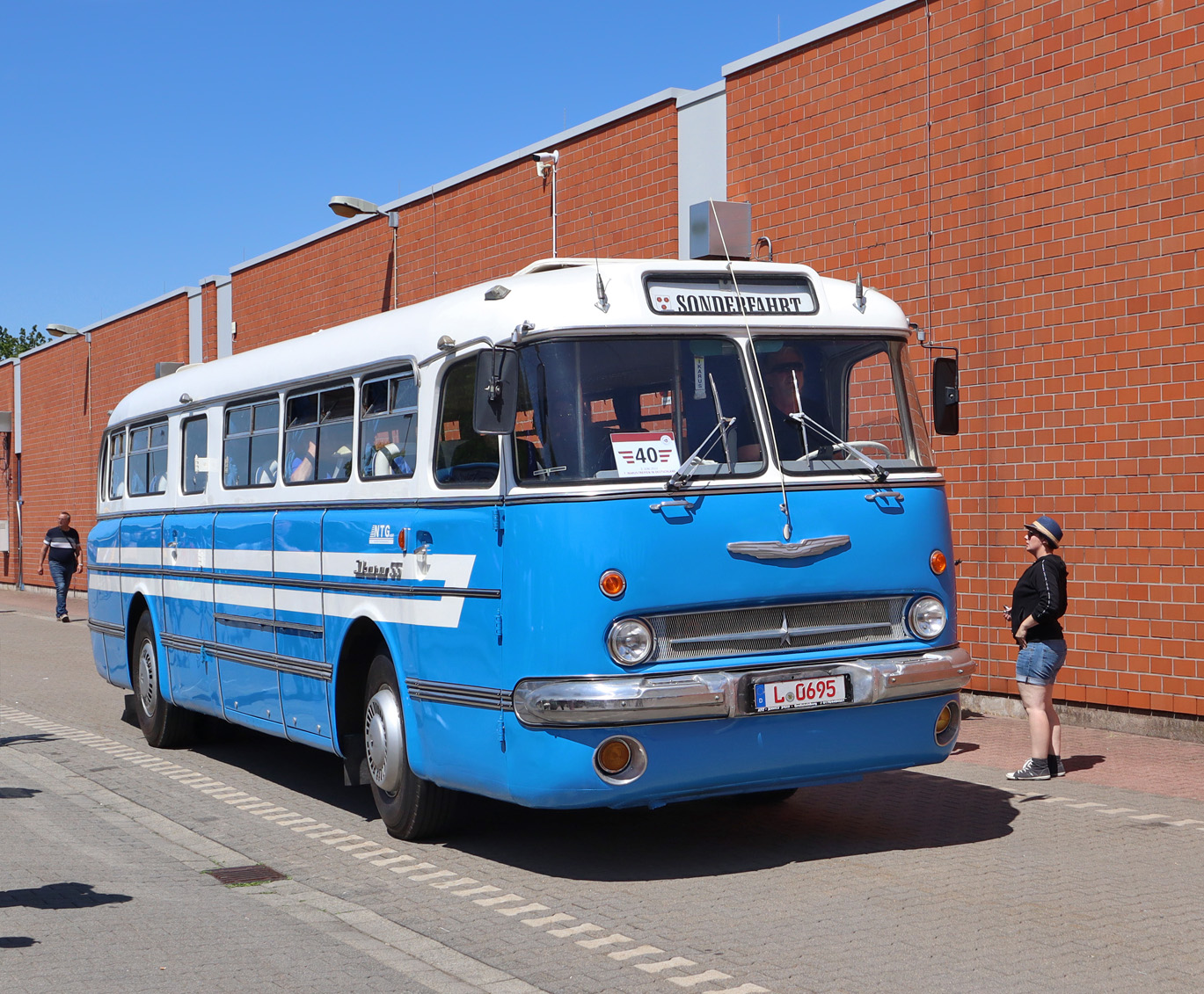 Saxony, Ikarus  55.52 # L-0695; Saxony — 7. Ikarus-Bus-Treffen in Deutschland — Chemnitz 03.06.2023