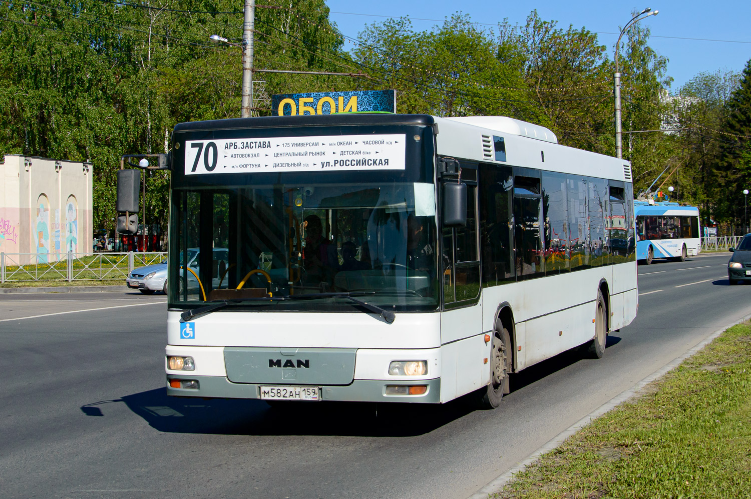 Пензенская область, MAN A21 NL**3 (ZNS) № М 582 АН 159