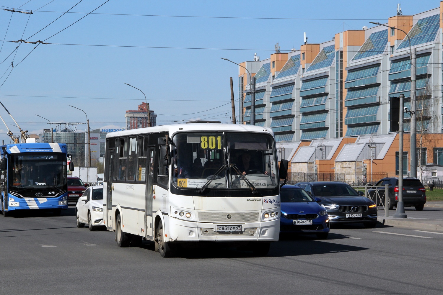 Ленинградская область, ПАЗ-320412-05 "Вектор" № О 851 ОЕ 47