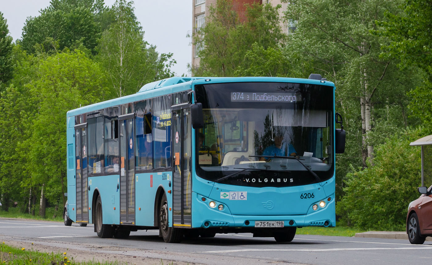 Санкт-Петербург, Volgabus-5270.G2 (LNG) № 6206