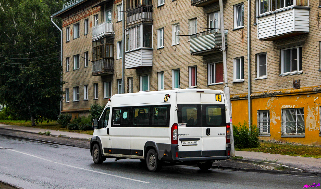 Новосибирская область, Нижегородец-2227SK (Peugeot Boxer) № В 653 ЕВ 154