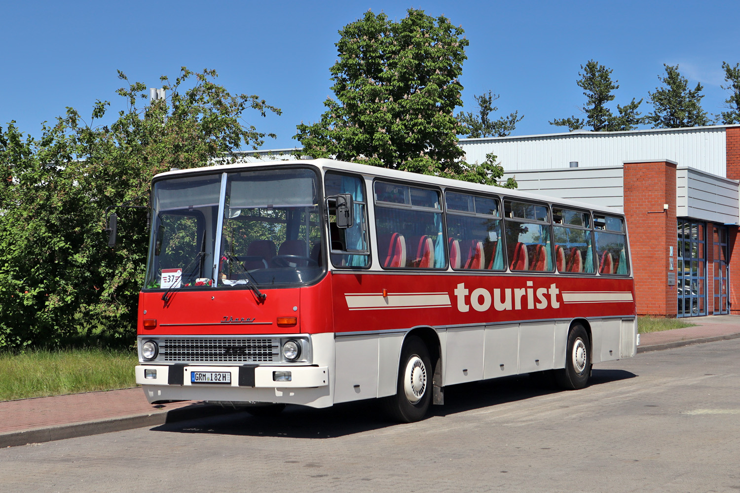 Sachsen, Ikarus 255.70E Nr. GRM-I 82H; Sachsen — 7. Ikarus-Bus-Treffen in Deutschland — Chemnitz 03.06.2023