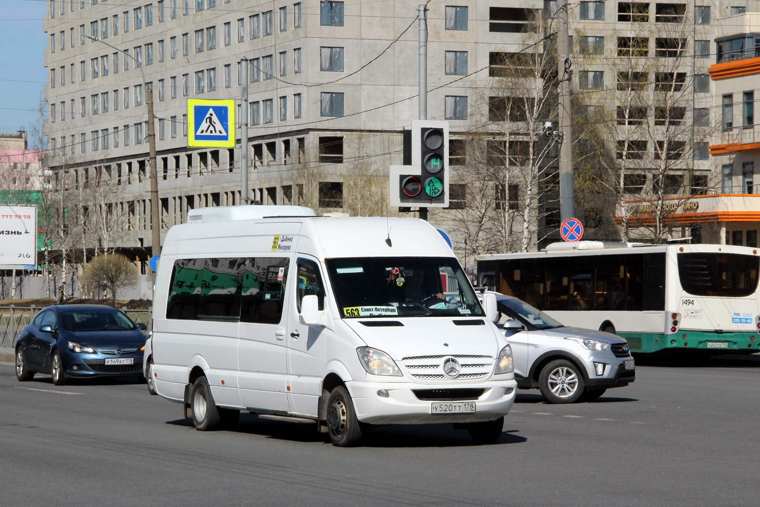 Ленинградская область, Луидор-223602 (MB Sprinter) № У 520 ТТ 178